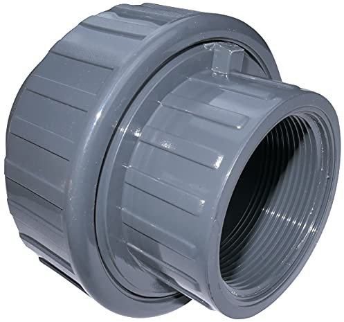 AERZETIX - C52027 - Raccord union mixte avec joint torique - à coller Ø63mm - à visser 2 - femelle/femelle - en plastique - PN16 - pour tubes d'adduction d'eau, irrigation, fluides divers