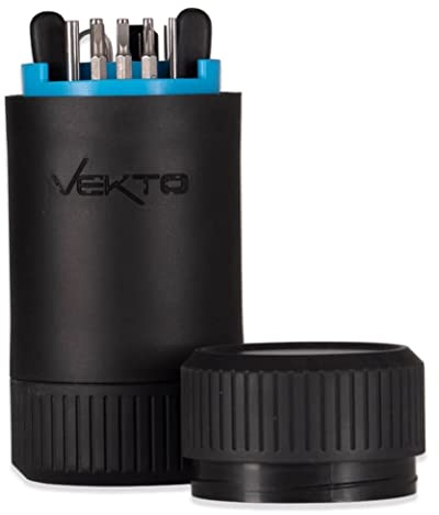 VEKTO. Kit completo de herramientas compacto DIY con plantilla de bobina y accesorios para RTA RBA RDA Builds.