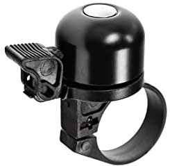 Fahrrad Mini Klingel für 31,8mm Klemmung Bicycle Bell Schwarz Alu