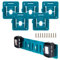 5 Pack Rozlchar Battery Holder Compatible for Makita 18V Battery Mounts Dock Holder Fit for BL1860 BL1850 BL1840 BL1830(w/10 Screws, No Battery)
