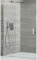 Milano Portland Chrome Single Hinged Frameless Shower Door - 760mm