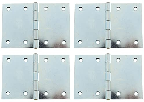 4 x Scharnier verzinkt gerollt 80 x 125 mm breite Ausführung Möbelscharnier Türband