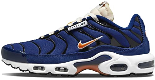 Nike Men's Air Max Plus SE Shoes (Black/Orange-Deep Royal Blue, us_Footwear_Size_System, Adult, Men, Numeric, Medium, Numeric_9)