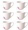 Villeroy & Boch Rose Garden Lot de 6 tasses à expresso, 70 ml, DS