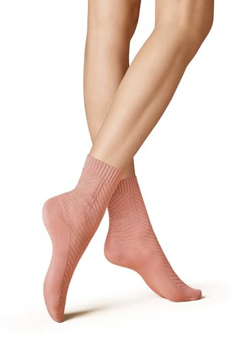 KUNERT Damen Socken Mixed Structure Fashion powder rose 1290 35-38