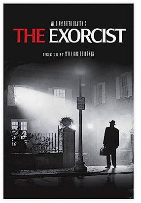 RIKCAT The Exorcist Poster, Leinwand, Poster, Schlafzimmer, Dekoration, Sport, Landschaft, Büro, Raumdekoration, Geschenk, ungerahmt, 30 x 45 cm