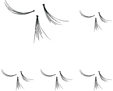 ARTDECO Permanent Individual Lashes - Künstliche Wimpern, Einzelwimpern zum längerfristigen Tragen - 1 Stück (Packung mit 5)