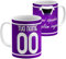 StudioPixelStore Tazza Personalizzata – Idea Regali Personalizzati – Mug Personalizzabile con Squadre del Campionato Italiano – Tazze in Ceramica per la Colazione – (Tifosi Fiorentini)
