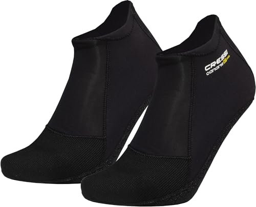 Cressi Canarie ST 2 mm, Nero, M, Diving Socks Unisex Adulto