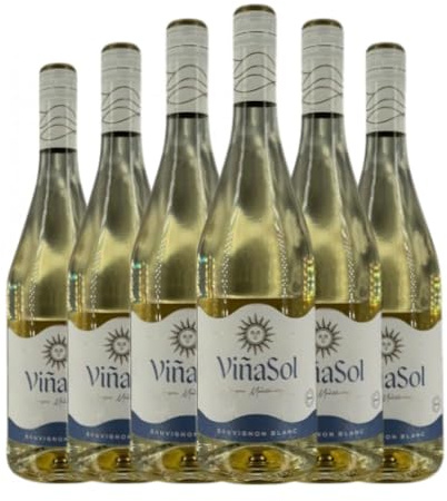 Torres Viña Sol Sauvignon Weiß Jung 75 cl Weißwein (Karton mit 6 Flaschen von 75 cl)