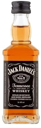 Whisky Bourbon 10 Einheiten Box Jack Daniel's Old Nº 7 Tennessee PET Miniaturflasche 5 cl