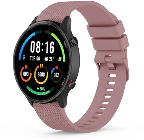 Yisica 22mm Correa para Xiaomi Mi Watch/Xiaomi Watch S1/S1 Active/Xiaomi Mi Watch Color Sport, Pulseras de Silicona para Xiaomi Mi Watch/Xiaomi Watch 2 Pro (Té con Leche)