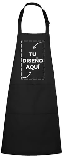 latostadora Delantal Personalizado Con o Sin Bolsillo - Delantales Personalizados Hombre Mujer - Delantales Personalizar - Regalos Personalizados Delantal Personalizable Foto - Personalised Apron