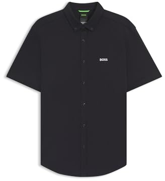 BOSS Mens B Motion S Regular-fit Shirt in Dynamic Cotton Jersey