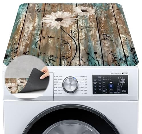 Housse de machine à laver, 60 x 60 cm, pour machine à laver et sèche-linge