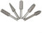 Rotary Rasp Drill Bits 5PCs for Precision Milling and Shaping of For Steel