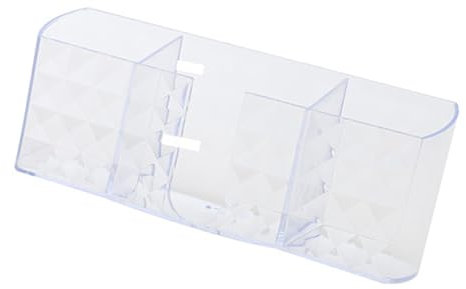 Beufee Fernbedienungsinhaber, klare und starke selbstklebende Universal Media Organizer Storage Box für Mobiltelefon (White)