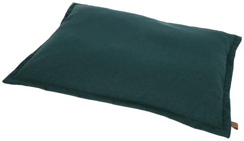 Kerbl Pet Kuschelbett Oliver | English Green, 100 × 70 × 15 cm, komfortables Hundebett und Liegekissen aus pflegeleichtem Polyester