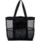 Snyvpra Strandtasche Groß, Strandspielzeug Tasche Netz, Sandspielzeug Tasche Netz Mit Reißverschluss, 28 cm Länge, 28 cm Höhe, 10 cm Breite, Ideal Für Strand, Pool Und Reisen