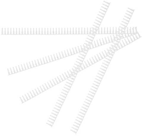 DIYEAH 100 5 Pezzi di Ringhiera in Plastica in Miniatura per Casa delle Bambole Accessori Micro Paesaggistici Fai da Te per Decorazione e Modellismo