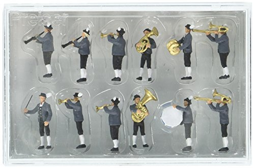 Preiser 10250 Band Bavarian Package(12) HO Model Figure