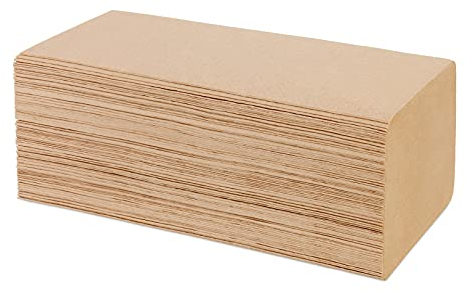 Falthandtuch - 1- lagig - V-Falz - 38 g/ qm - natur - 25 x 33 cm - 5.000 Stück