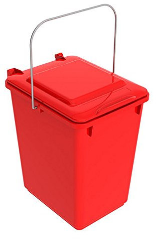 Sulo – Contenedor de basura Cubo vorsorti Depósito bio Boy, volumen 10 L – Rojo