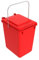 Sulo – Contenedor de basura Cubo vorsorti Depósito bio Boy, volumen 10 L – Rojo