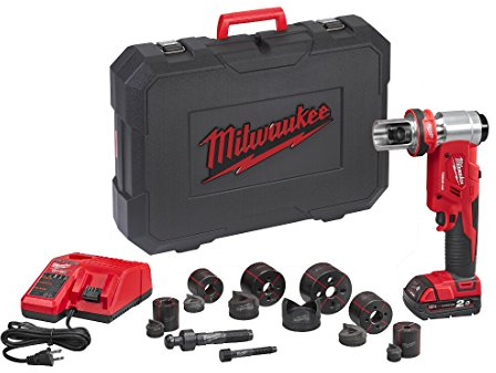 Sacabocados M18 FORCE LOGIC 60kN, perno de tracción 11,1, 19,0mm; troquelador y matrizes M16, M20, M25, M32, M40; 1xM12B2 y maletín
