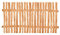 BooGardi Zaunelement Haselnuss · 144 Größen · 80 x 150 cm (3-4 cm) · Staketenzaun Bausatz für Lattenzaun/Bretterzaun · Gartenzaun Holzzaun