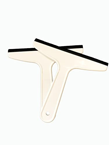 Dusbad Glasabzieher/Duschabzieher (Set mit 2 Stück) Made in Germany