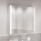 Artis® 600 x 700mm Bathroom Mirror Cabinet LED Lights Wall Mounted Demister Shaver Illuminated Mirrors for Bathrooms, Mains Powered, Motion Sensor
