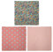 ABAKUHAUS Unisex Bandana, Orientalische Motive Floral Verziert Pastell, 3er Pack, Mehrfarbig