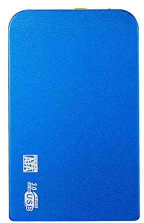 Dbtxwd Disco Rigido Mobile Esterno, Disco Rigido Esterno Portatile di Espansione USB 3.0 Archiviazione di Backup HDD per PC, Mac, Desktop, Laptop, Windows, Linux,Blu,500GB