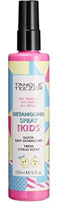 Tangle Teezer Detangling Spray for Kids - No Tangles, No Tears - Fresh Citrus Scent - Vegan & Cruelty Free Gentle & Quick Detangling