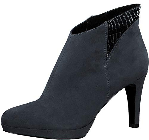 s.Oliver Damen Stiefeletten High Heel 5-25342-25, Größe:41 EU, Farbe:Blau