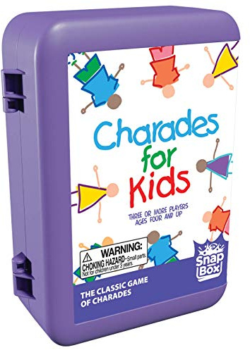 Pressman Charades for Kids Snap Box – Das Familienspiel Kein Lesen erforderlich in einem kompakten Reiseetui