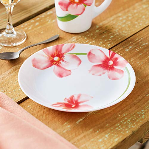 Luminarc Sweet Impression 18pc 24pc Opal Glass Dinner Set Dinnerware Tableware (6 Dessert Plates)