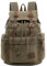 VARLIVOO Retro Hombre Mochila Estudiante Mochila 15,6 Portátil Universitaria Mochila de Hombre Viajar Colegio Cámping Lona Ejercito Verde