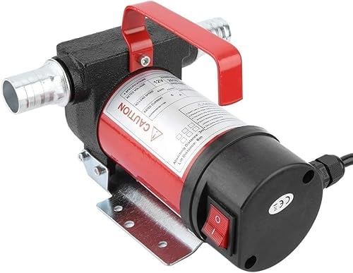 Pompe, 12V DC 160W Pompe gasoil, Pompes à Carburant, Pompe d'aspiration d'huile Pompe Electrique Carburant Portable 40L/Min avec Filtre, pour pomper du et du kérosène