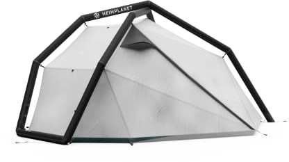 HEIMPLANET FISTRAL V2 Classic 2.9 kg mit lebenslanger Garantie - Aufblasbares Zelt für 1-2 Personen, Extrem Stabil, 5000mm Wassersäule - Zelt 2 Personen, Camping Zelt - Unterstützt 1% for The Planet