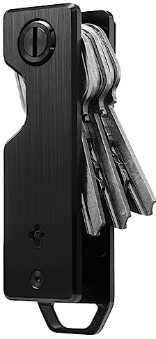 Spigen Metal Fit Llavero Metálico de bloqueo seguro hasta 5 llaves Key Holder - Negro