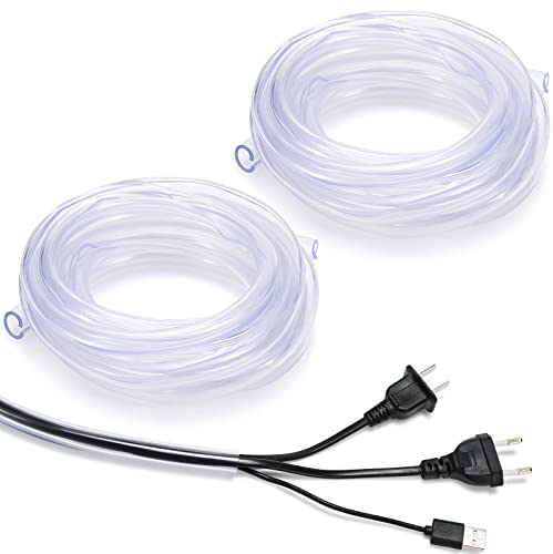 Kabelschutz, flexible PVC-Kabelabdeckung, hält Katzen davon ab, Schnüre zu kauen, transparenter elektrischer Kabelschutz, Kabelhülsen, Heimbürobedarf (6 m)