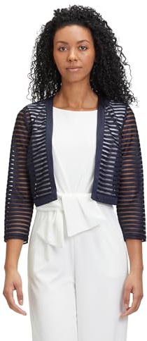 Vera Mont Damen Bolero-Jacke ohne Verschluss Night Sky,38