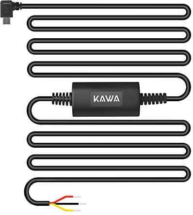 KAWA Dashcam Auto Hardwire Kit Kompatibel mit D5 D6. Micro-USB-Port