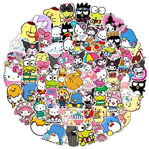 100 Stück Cute Aufkleber für Laptop, Stoßstange, Skateboard, Wasserflaschen, Computer, Telefon, Gitarre, Cartoon-Aufkleber für Kinder, Teenager und Erwachsene