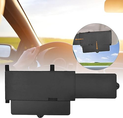 Sonnenblende Verlängerung für Auto für BMW X1 E84 F48 F49 U11 / X2 F39 / X3 E83 F25 G01 /X4 F26 G02, Verschiebbar Auto Sonnenblende Schützt vor Blendung UV