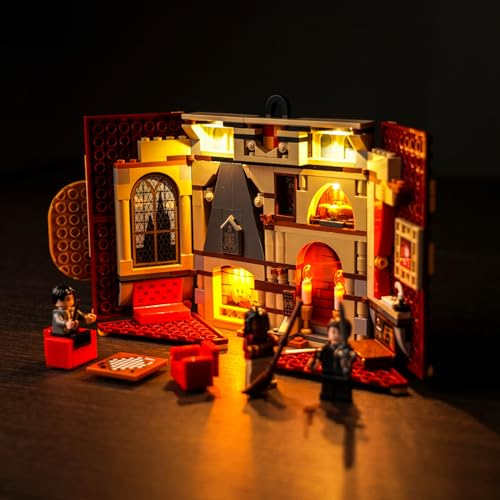 Led Licht Set für Lego 76409 Harry Potter Hausbanner Gryffindor Set (Kein Lego), Dekorationsbeleuchtungsset für Lego Gryffindor House Banner Kreative Spielzeug