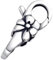 My-Bead Wechselverschluss Schleife 925 Sterling Silber Doppelkarabiner für Armbänder und Halsketten Schmuckverschluss DIY