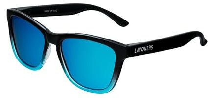 Layoners Ocean Breeze Sonnenbrille, Unisex, Polarisiert, Blendfrei, UV400-Schutz, Zeitlos, Leicht, Trendig (Blau)
